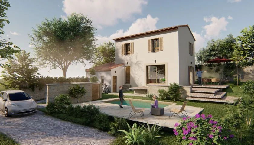 Image Projet de construction d'une maison 80 m² avec terrain à AIMARGUES (30)