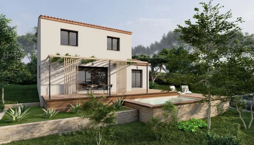 Image Projet de construction d'une maison 85 m² avec terrain à OLMET-ET-VILLECUN (34)