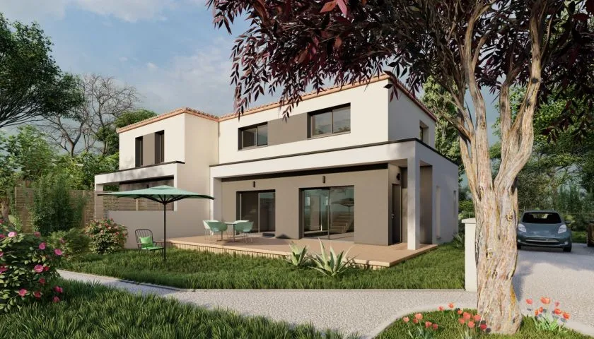 Image Projet de construction d'une maison 95 m² avec terrain à POUZOLLES (34)