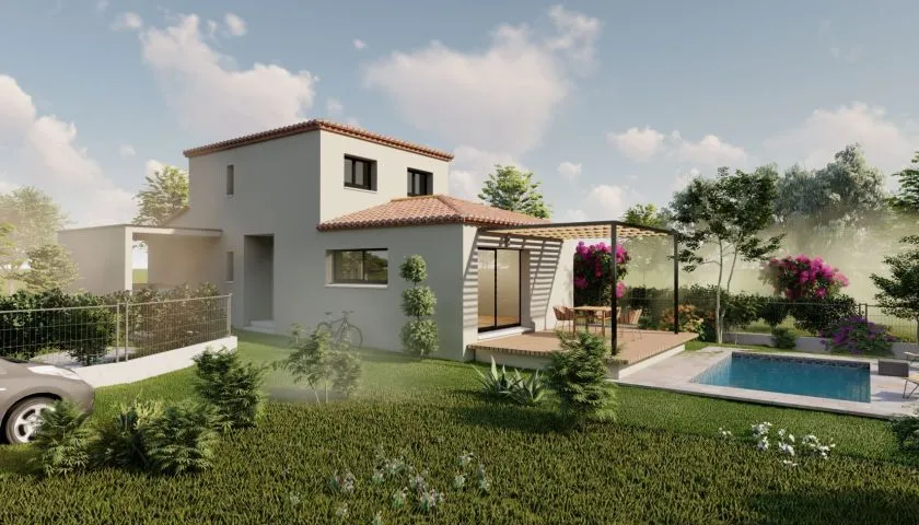 Image Projet de construction d'une maison 110 m² avec terrain à TRESSAN (34)