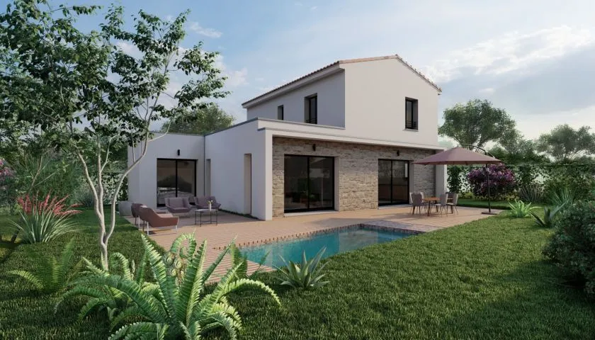 Image Projet de construction d'une maison 120 m² avec terrain à MARGON (34)