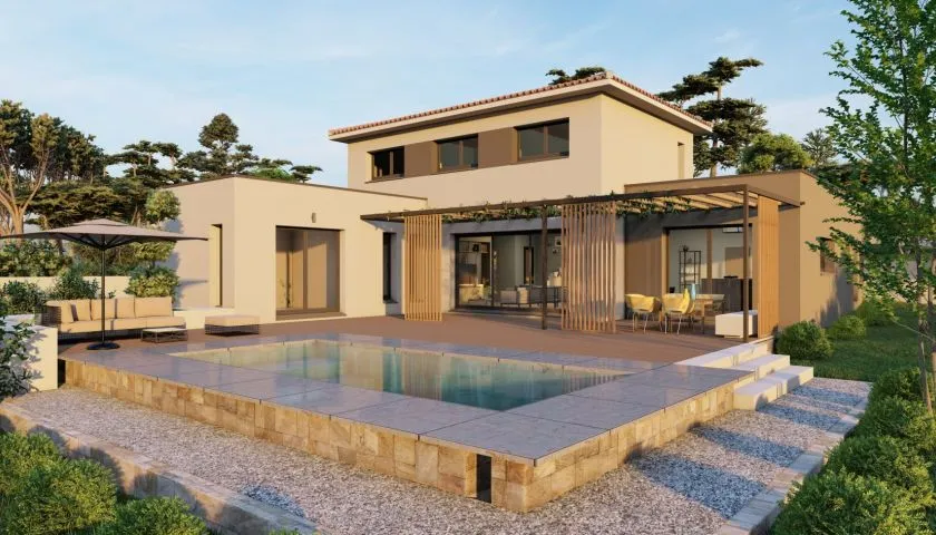 Image Projet de construction d'une maison 130 m² avec terrain à CASTELNAU-DE-GUERS (34)