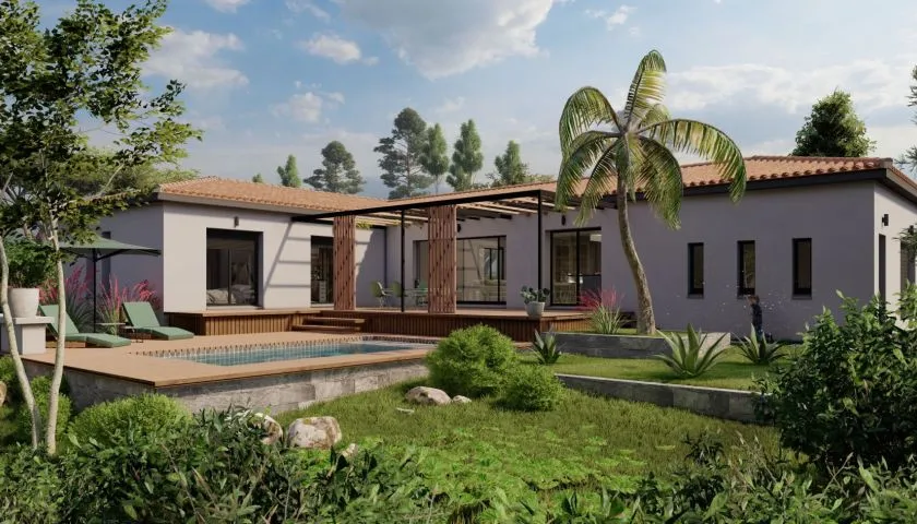 Image Projet de construction d'une maison 120 m² avec terrain à MARSILLARGUES (34)