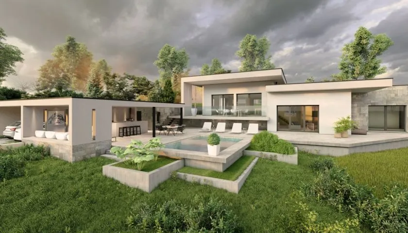 Image Projet de construction d'une maison 150 m² avec terrain à COURNONSEC (34)